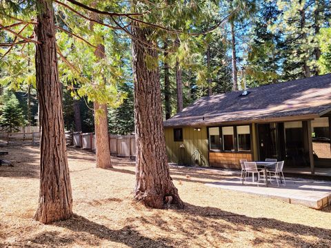 The backyard space is fully enclosed, perfect for lounging and play.