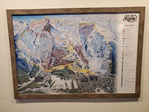 Alyeska Resort Trail Map