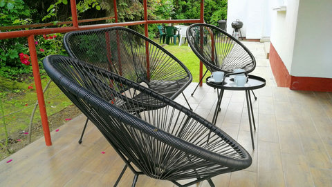 Covered terrace, for enjoying your morning coffee and for evening chats