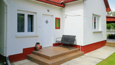 Third terrace in the back of the garden 