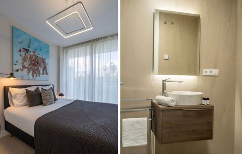 Master bedroom & bathroom