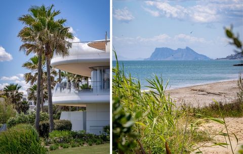 Facade & view of Gibraltar