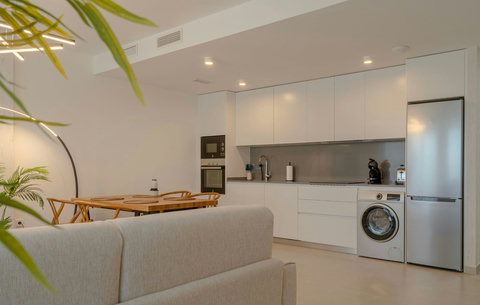 Open plan living, dining & kitchen area