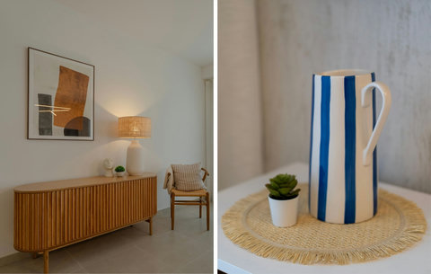 Living area & decorative detail