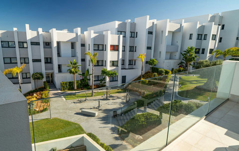 Communal garden view