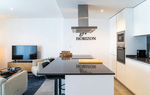 Kitchen & living area