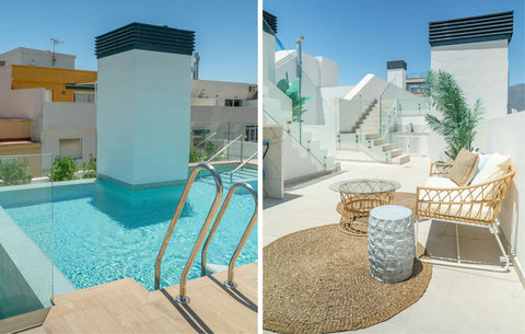 Roof top swimming pool & terrace