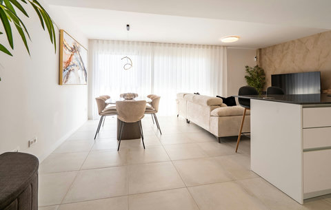 Dining & living area