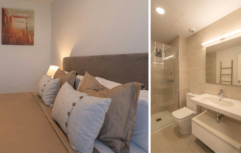 Master bedroom & en-suite bathroom