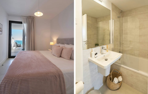 Guest bedroom and bathroom