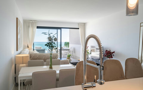 Dining and living area