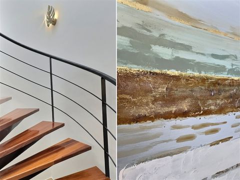 Wrought iron staircase