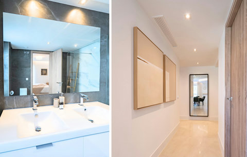 Bathroom & hallway