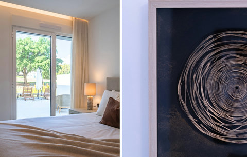 Master bedroom & decorative detail