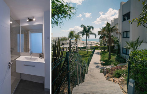 Bathroom & communal gardens