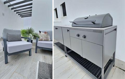 Roof terrace & outdoor kitchen