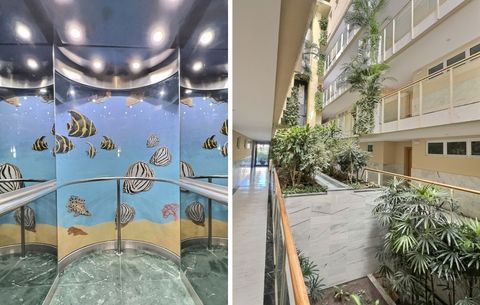 Elevator & communal hallway