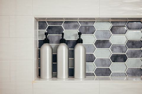 Shampoo, conditioner, and body wash provided