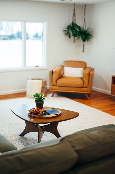 Greenery located all over the house for a cozy touch