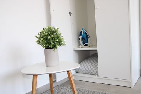 Studio is equipped with an iron too.