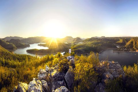 Sunset view from Vila do Rei
