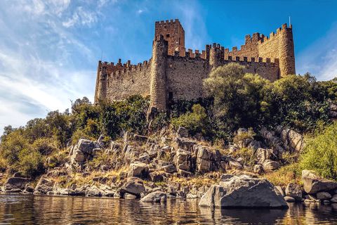 Almourol Templar Castle in the middle of the river