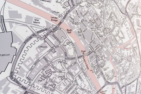 Whole Wall Map of York