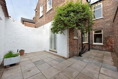 Sunny rear patio