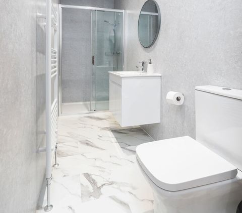 Shower room with walk in shower