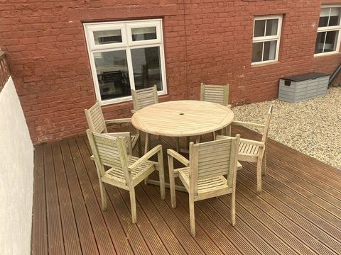 Rear patio with decking
