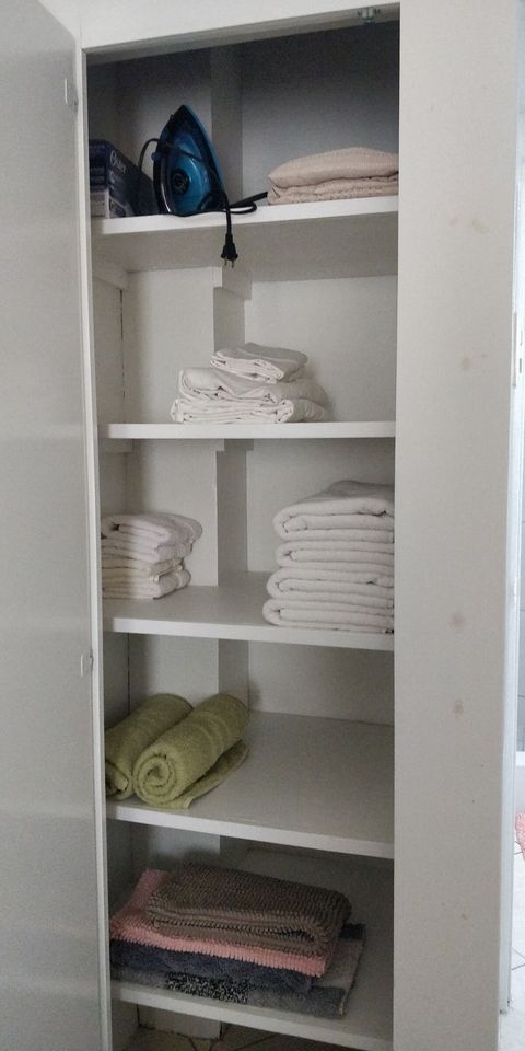 Extra linen and iron