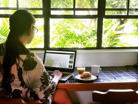 Work space with a view