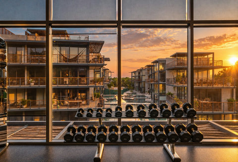 The Gym at Sunset