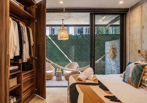 Bedroom with Closet