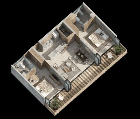Floor Plan Of Our 1100ft2 / 99m2 Property