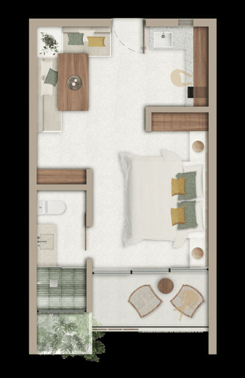 Floor Plan of the Loft