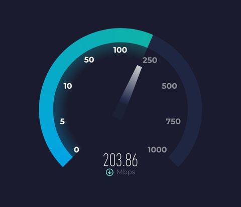 Very Fast Wifi Speed at over 200 Mbps Download Speed