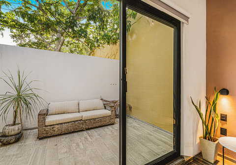 Back Patio of Queen Size Bedroom