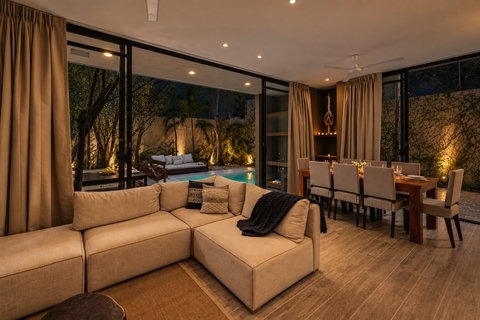 The Living-Room at Night