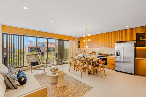 Unit 2 - Living Room and Dining Area