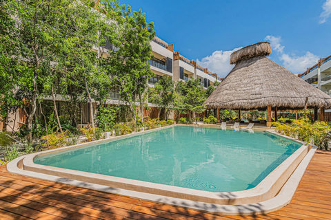 One of the Two Courtyard Pools