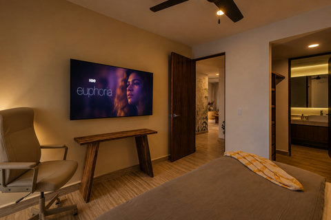 The Master Bedroom at Night