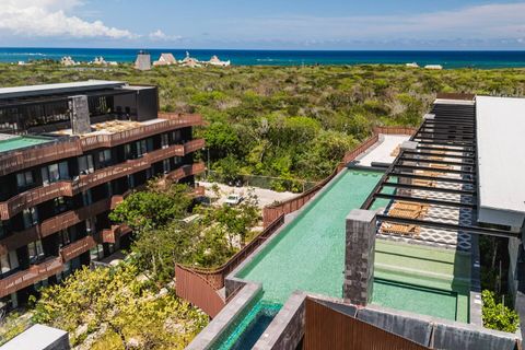 View onto The Beach / The Rooftop Pool Connects over Two Buildings with a Glass Bottom Bridge