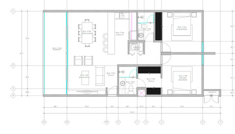 Floor Plan of Our 1150sq feet unit