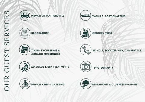 Book your worry free vacation with our concierge services
