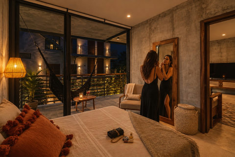 Getting Ready For a Tulum Night