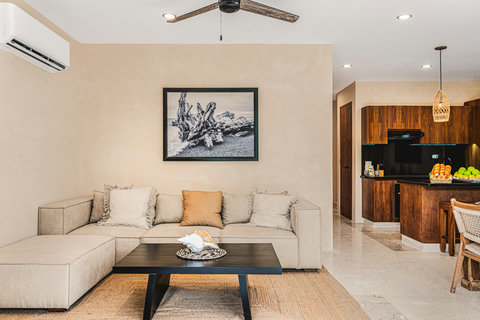 Living Room with Comfy Sectional Sofa