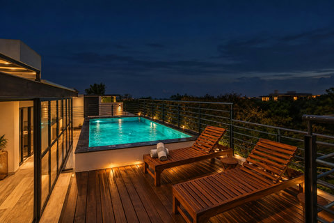 The Pool at Night