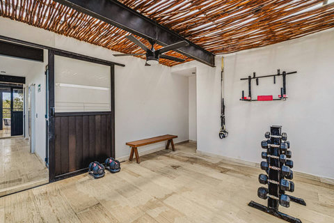 Gym in building