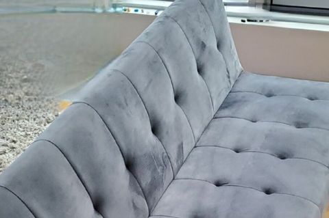 Sofa Bed Pulls Out Perfect For Sleeping One Extra Person 

Mattress Topper & Extra Quilt for Your Comfort 